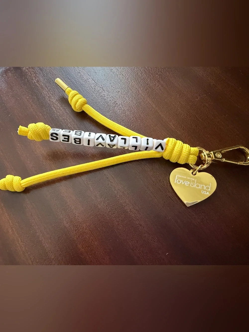 Love Island USA Official Promotional Keychain Charm